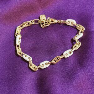 Kendra Scott - Bailey - Gold White Mix Chain Bracelet
